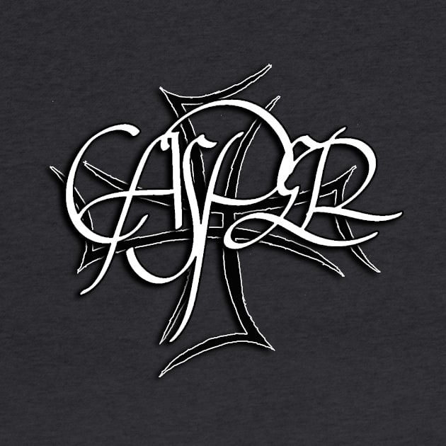 Casper Black & White Logo with Name by RevoltCasper